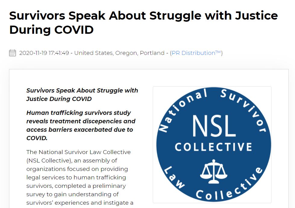 Survivors Speak about Struggle with Justice During COVID-19.